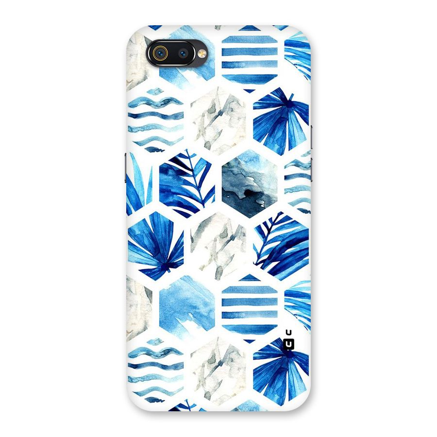 Beach Vibes Pentagon Design Back Case for Realme C2
