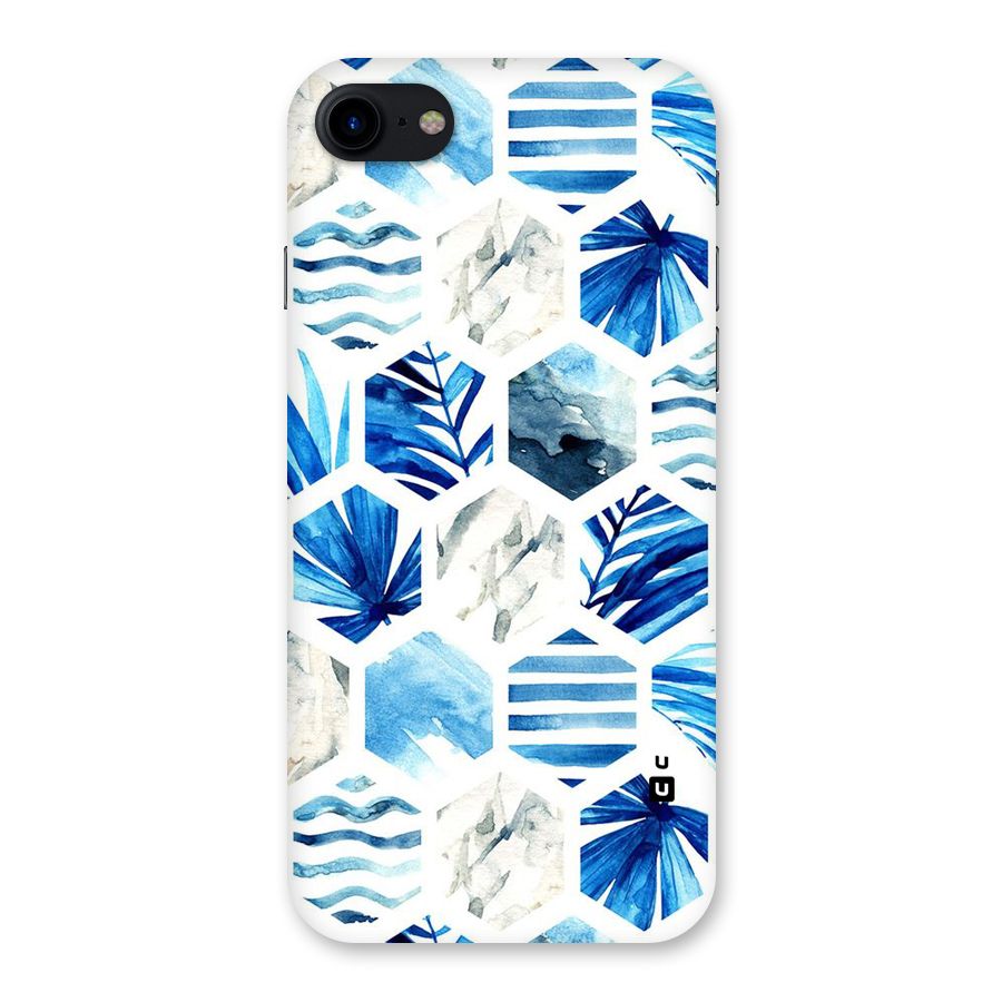 Beach Vibes Pentagon Design Back Case for iPhone SE 2020