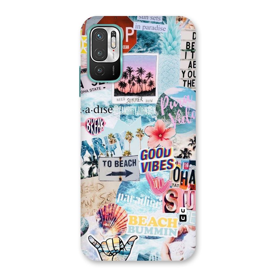 Beaching Life Back Case for Redmi Note 10T 5G