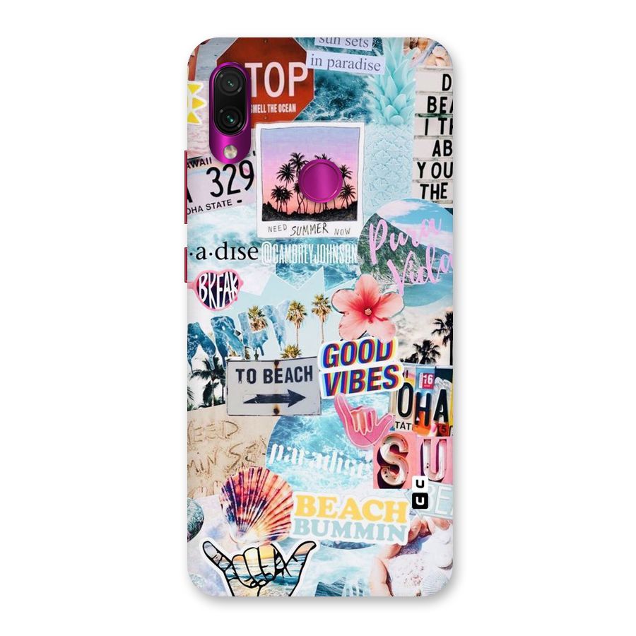 Beaching Life Back Case for Redmi Note 7 Pro