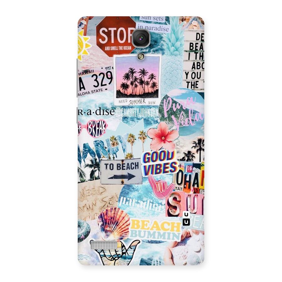 Beaching Life Back Case for Redmi Note Prime