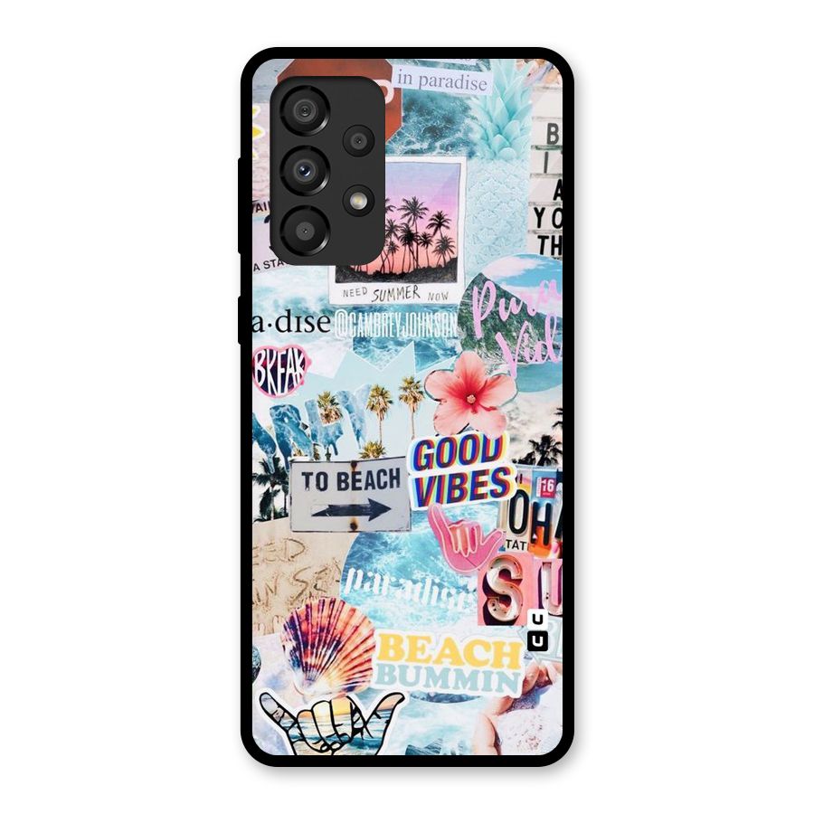 Beaching Life Glass Back Case for Galaxy A33 5G