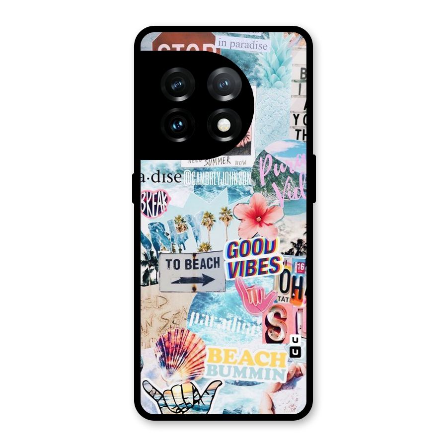 Beaching Life Glass Back Case for OnePlus 11
