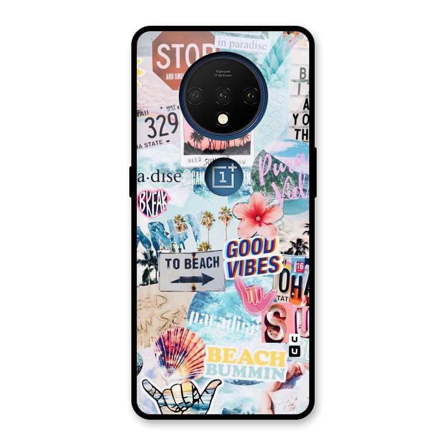 Beaching Life Glass Back Case for OnePlus 7T