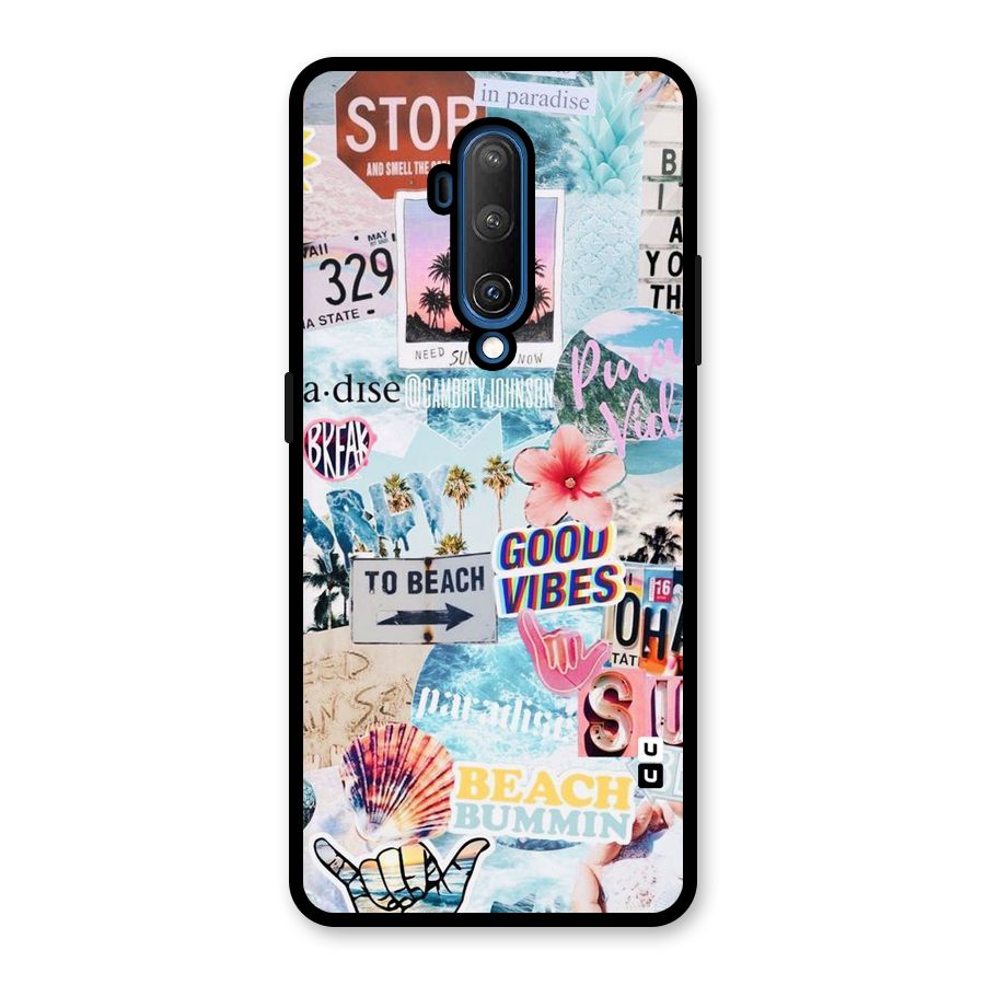 Beaching Life Glass Back Case for OnePlus 7T Pro