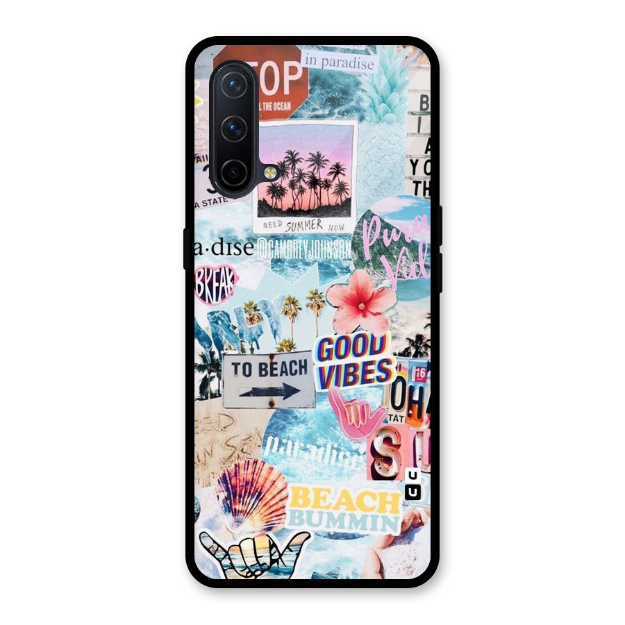 Beaching Life Glass Back Case for OnePlus Nord CE 5G
