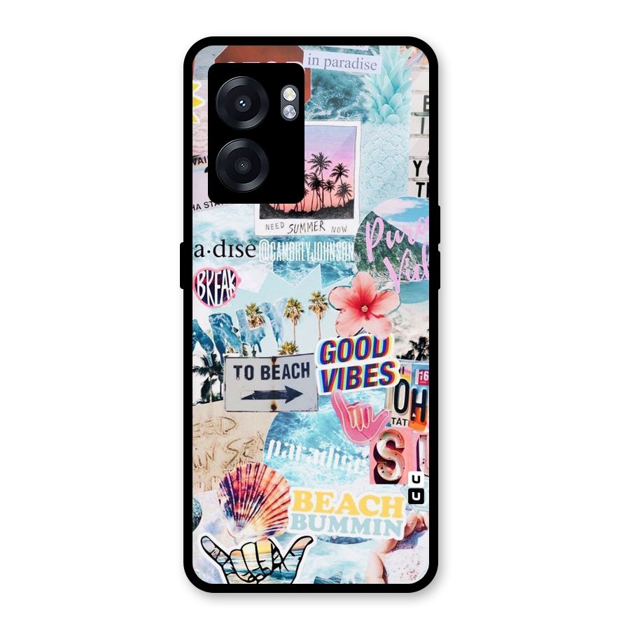 Beaching Life Glass Back Case for Realme Narzo 50 5G