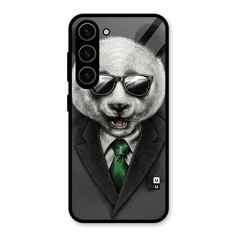Bear Face Glass Back Case for Galaxy S23