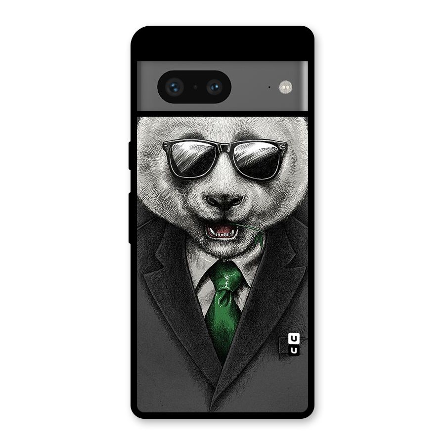 Bear Face Glass Back Case for Google Pixel 7