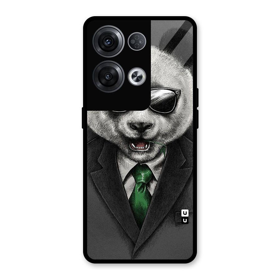 Bear Face Glass Back Case for Oppo Reno8 Pro 5G