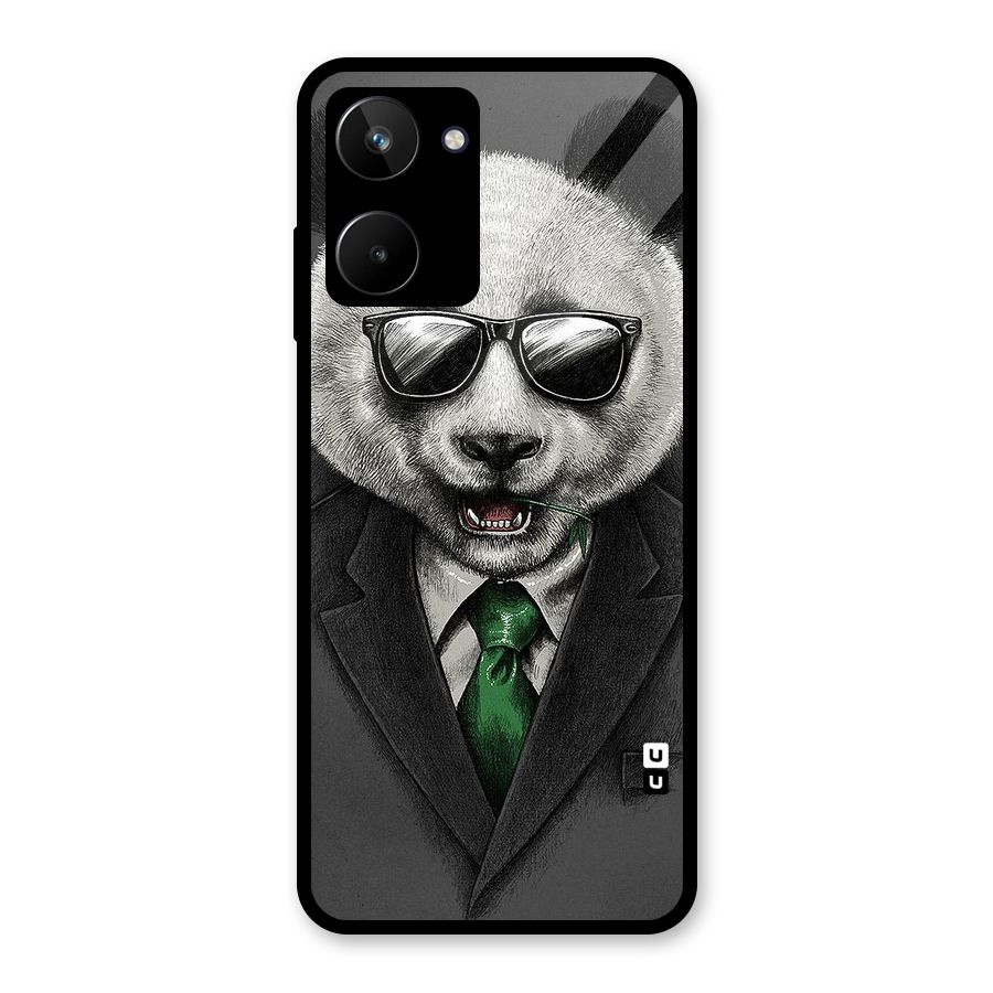 Bear Face Glass Back Case for Realme 10