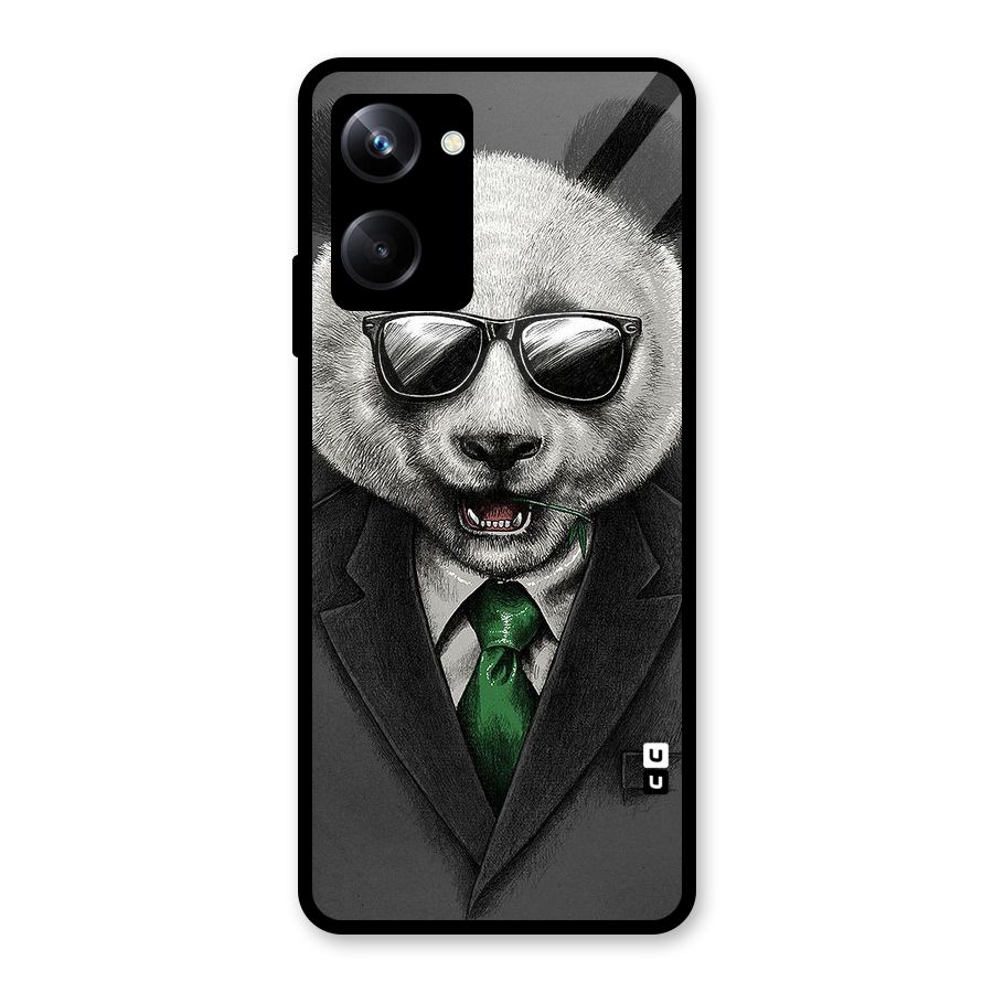 Bear Face Glass Back Case for Realme 10 Pro