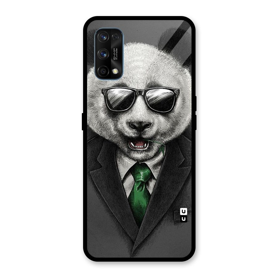 Bear Face Glass Back Case for Realme 7 Pro