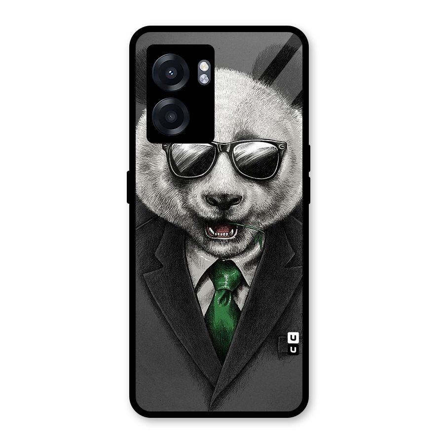 Bear Face Glass Back Case for Realme Narzo 50 5G
