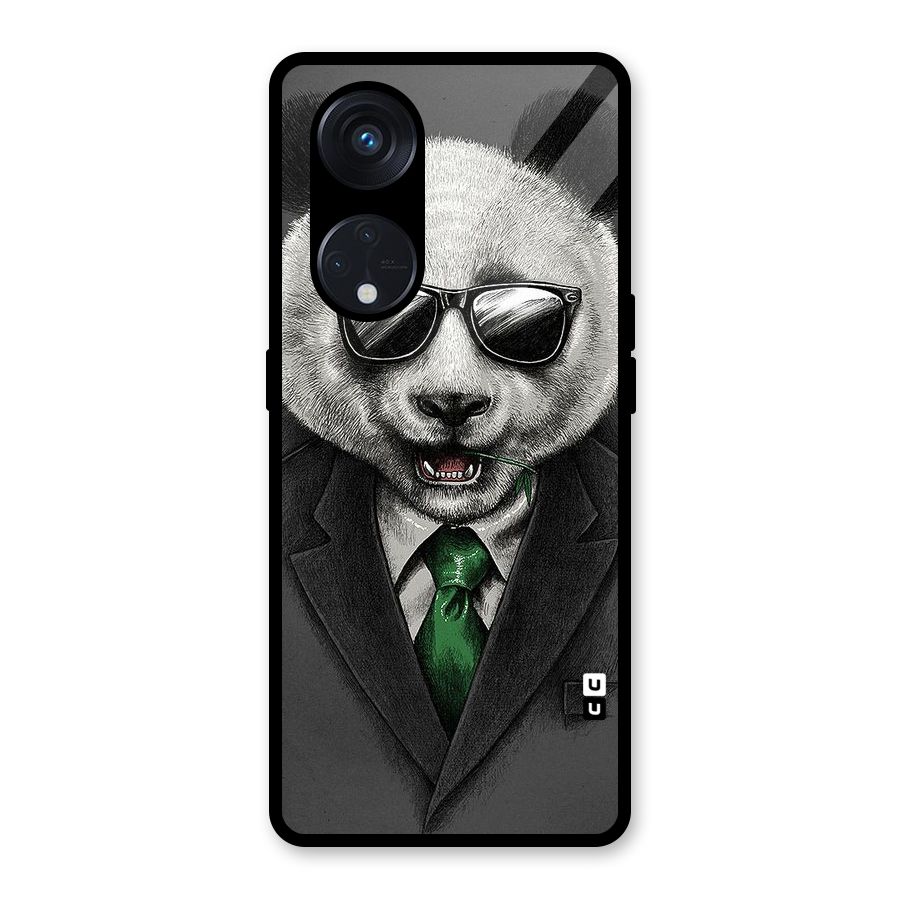 Bear Face Glass Back Case for Reno8 T 5G
