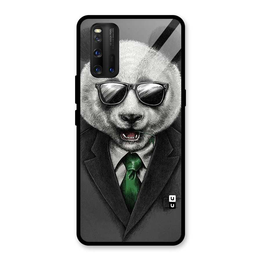 Bear Face Glass Back Case for Vivo iQOO 3