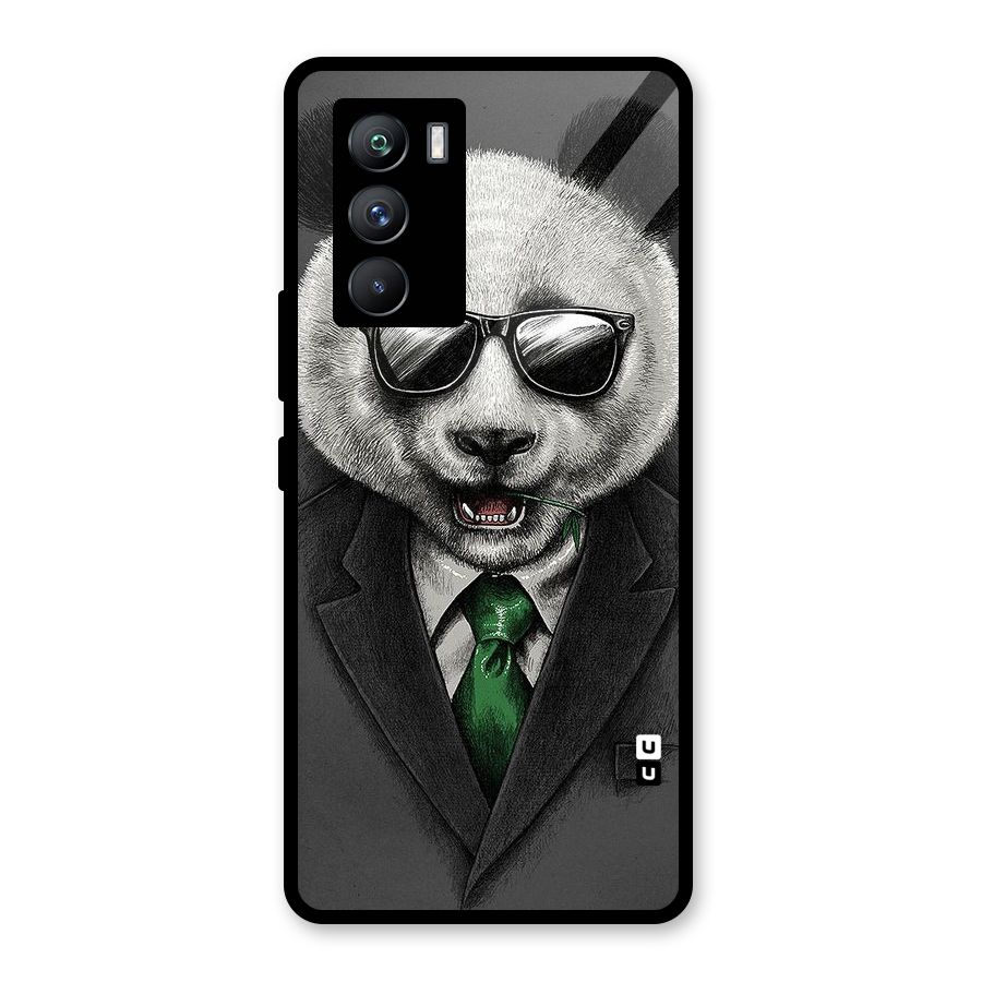 Bear Face Glass Back Case for Vivo iQOO 9 SE