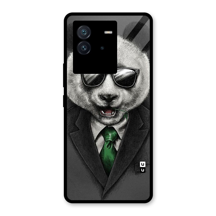 Bear Face Glass Back Case for Vivo iQOO Neo 6 5G