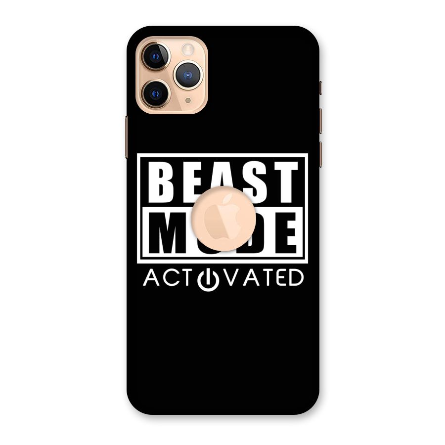 Beast Mode Activated Back Case for iPhone 11 Pro Max Logo Cut