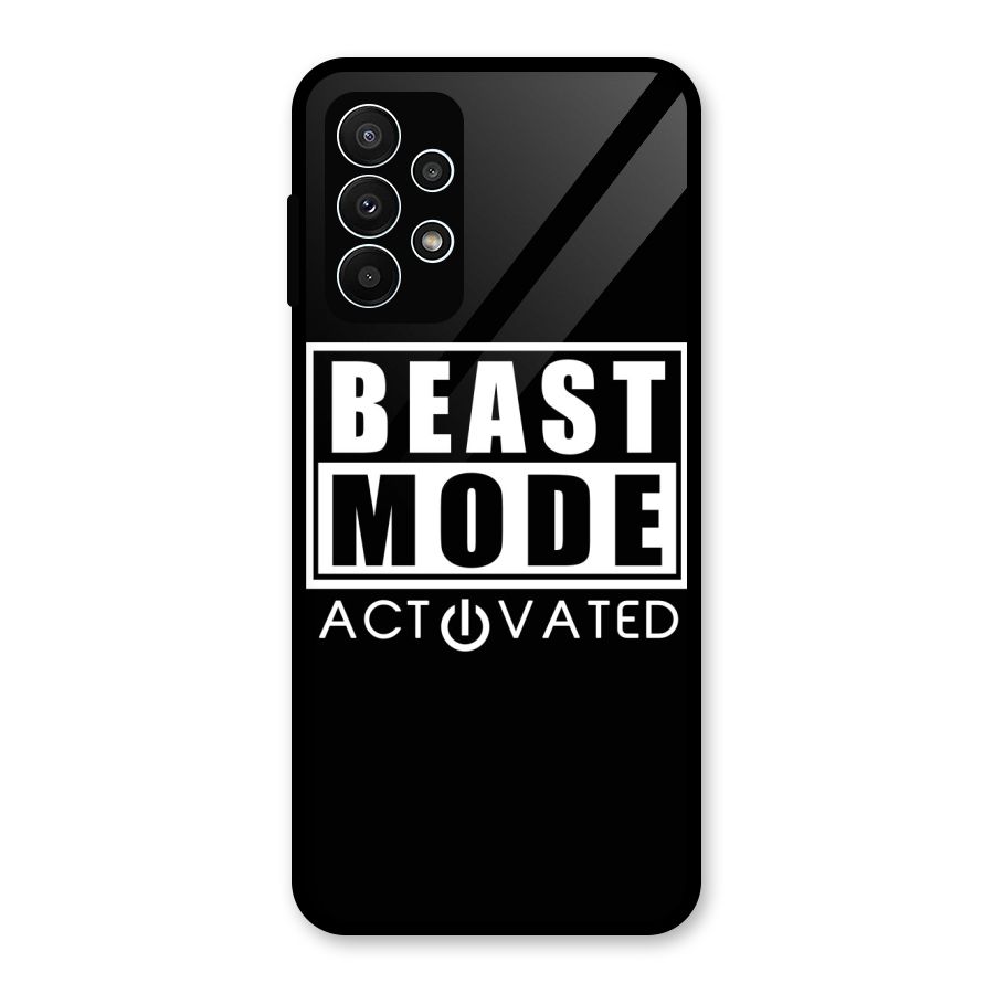 Beast Mode Activated Glass Back Case for Galaxy A23
