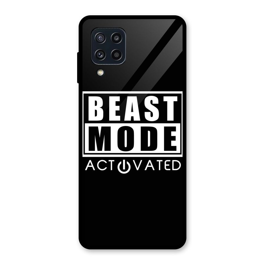Beast Mode Activated Glass Back Case for Galaxy M32