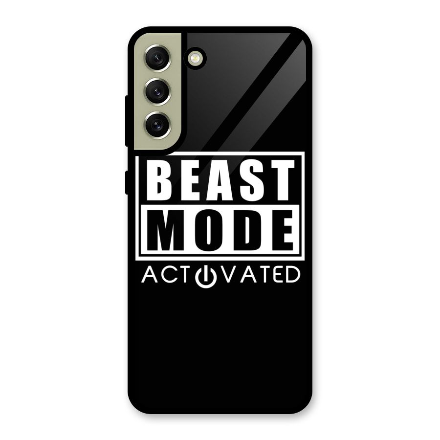 Beast Mode Activated Glass Back Case for Galaxy S21 FE 5G