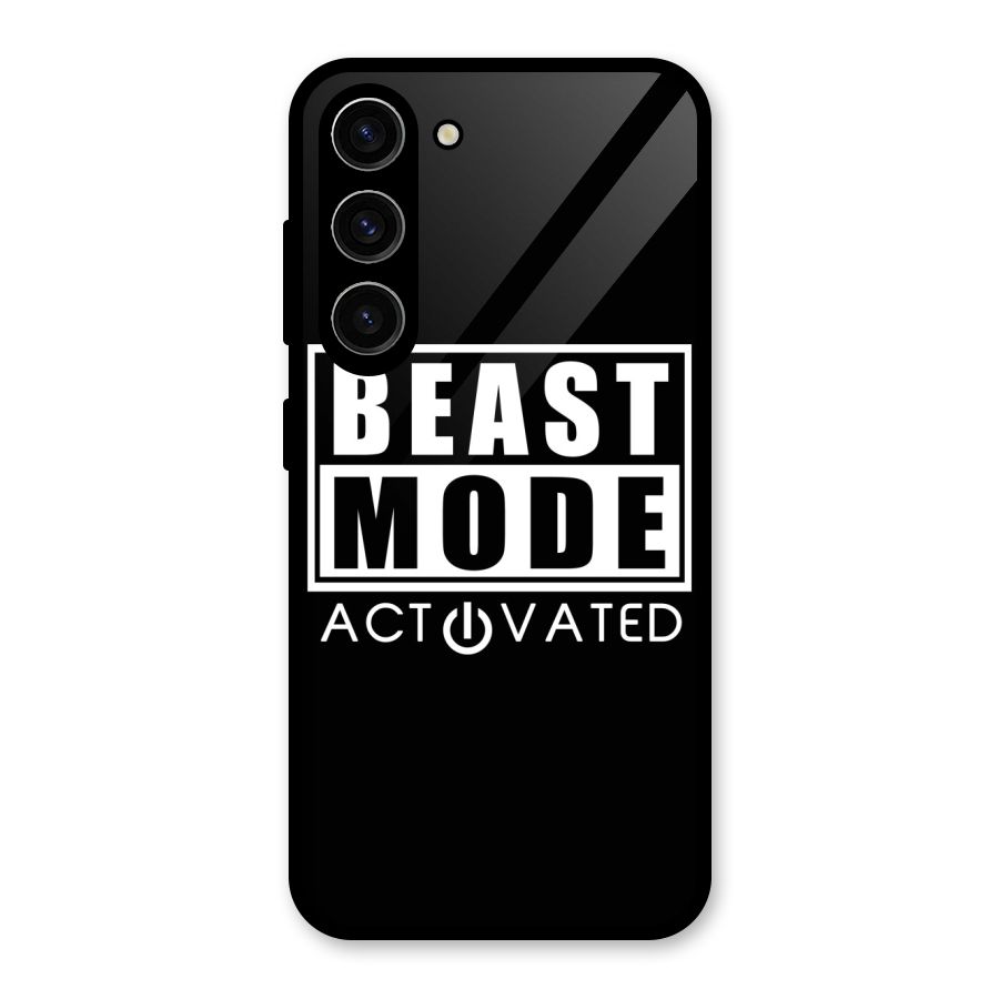 Beast Mode Activated Glass Back Case for Galaxy S23