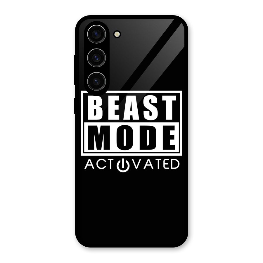 Beast Mode Activated Glass Back Case for Galaxy S23 Plus