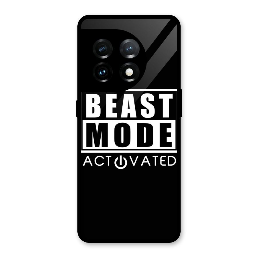 Beast Mode Activated Glass Back Case for OnePlus 11