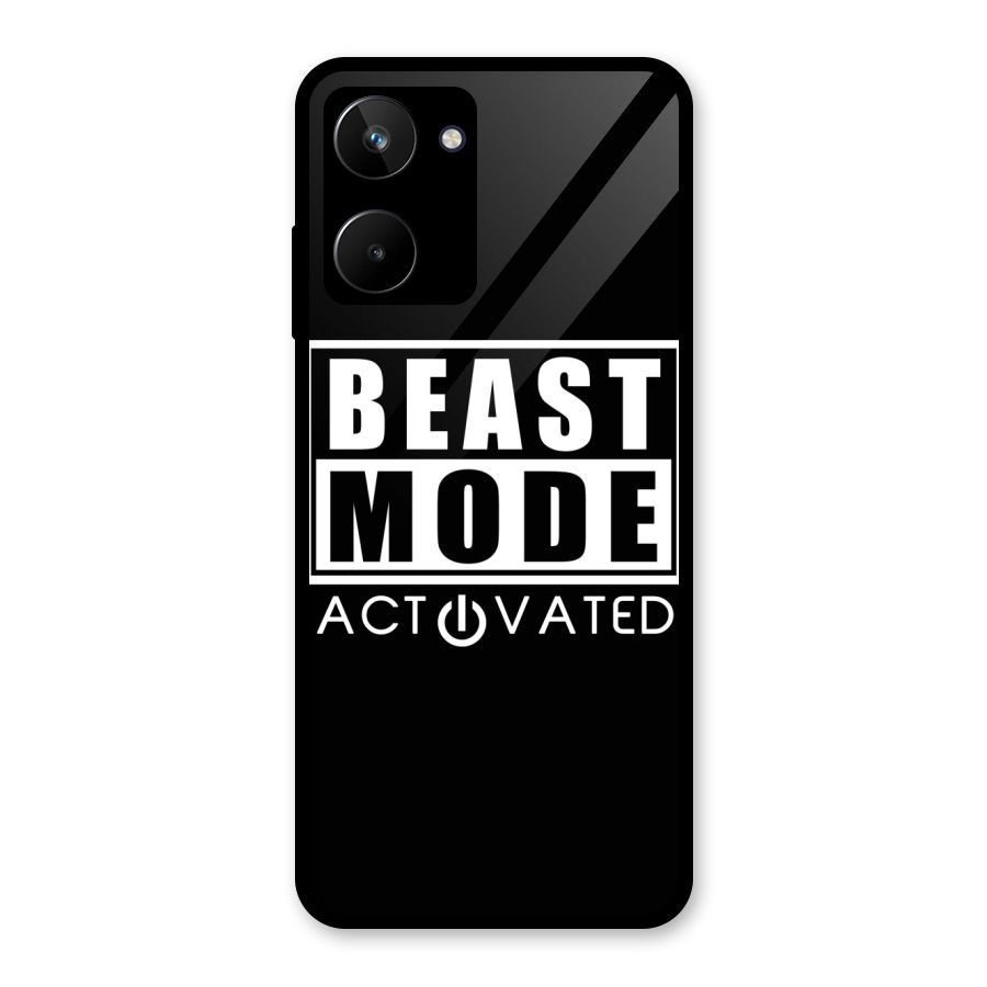 Beast Mode Activated Glass Back Case for Realme 10