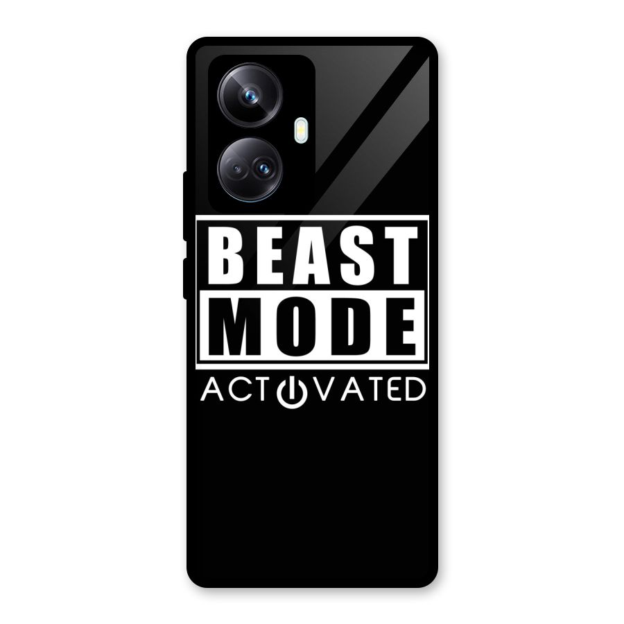 Beast Mode Activated Glass Back Case for Realme 10 Pro Plus