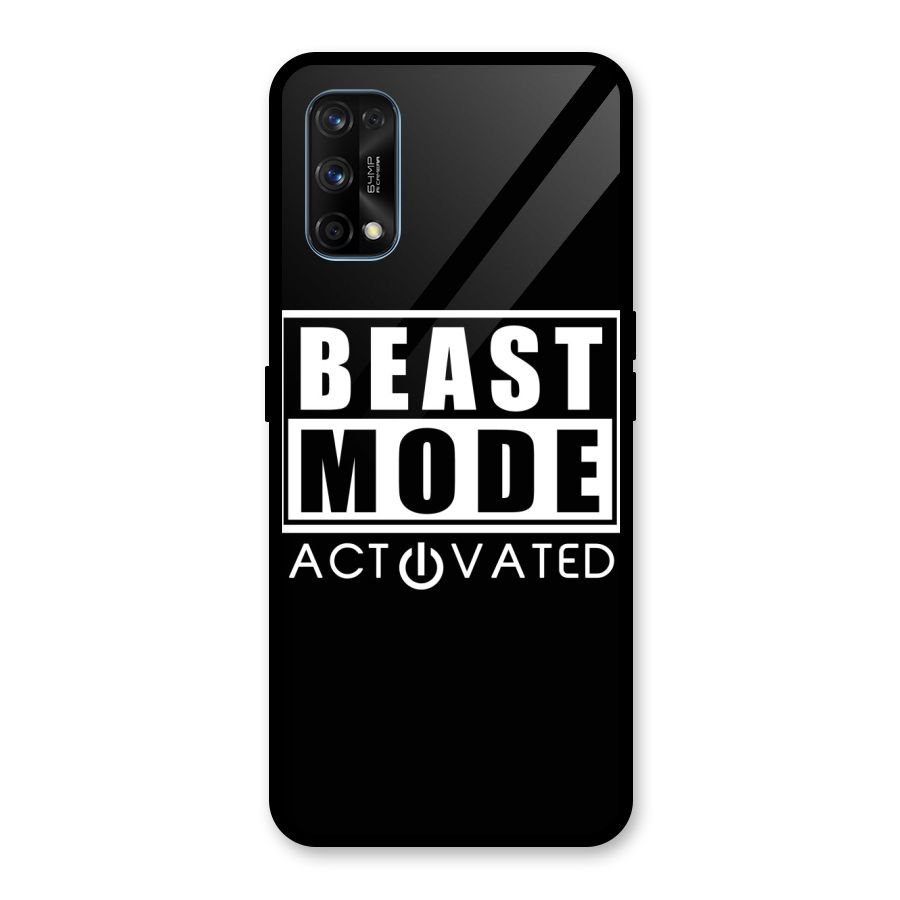 Beast Mode Activated Glass Back Case for Realme 7 Pro