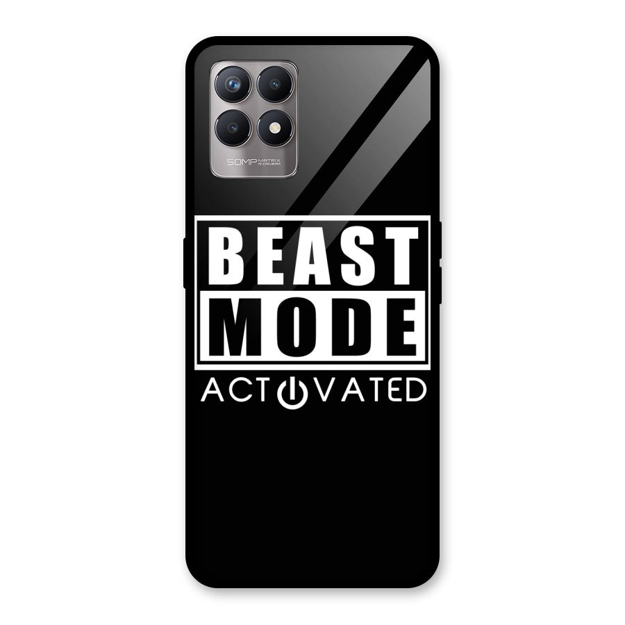 Beast Mode Activated Glass Back Case for Realme Narzo 50