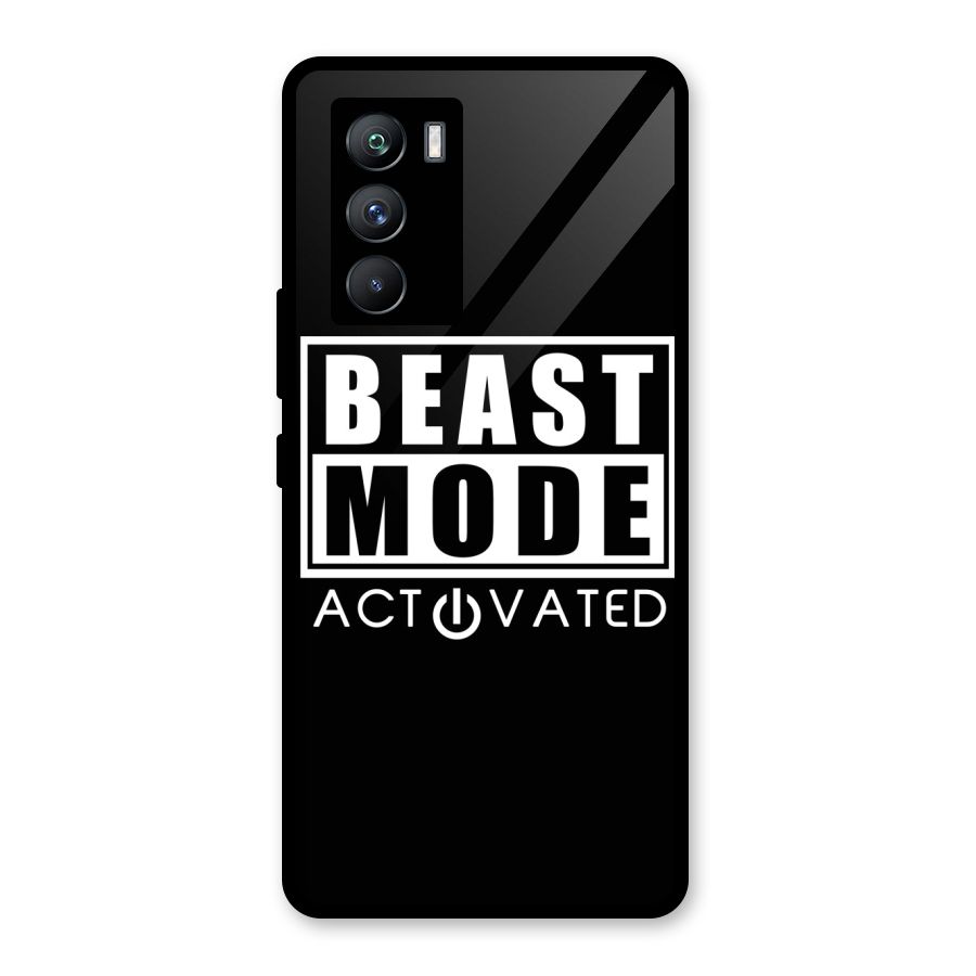Beast Mode Activated Glass Back Case for Vivo iQOO 9 SE