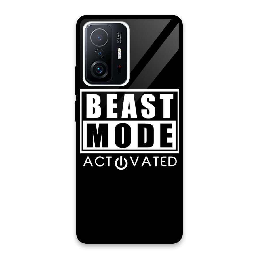 Beast Mode Activated Glass Back Case for Xiaomi 11T Pro