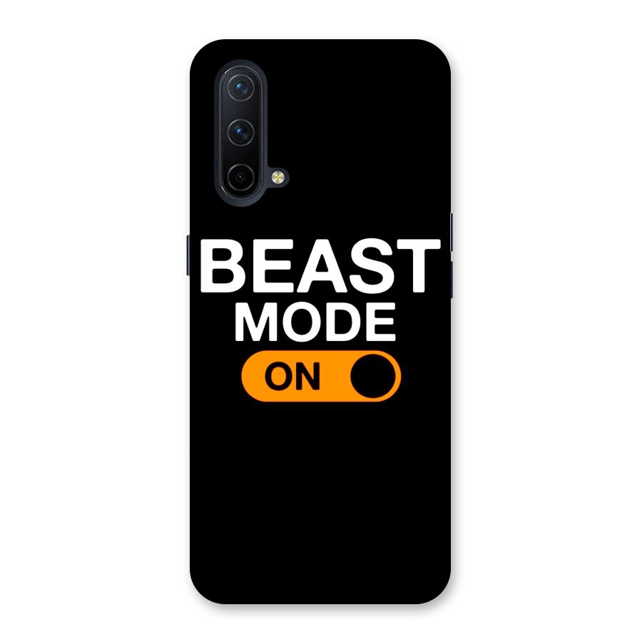 Beast Mode Switched On Back Case for OnePlus Nord CE 5G