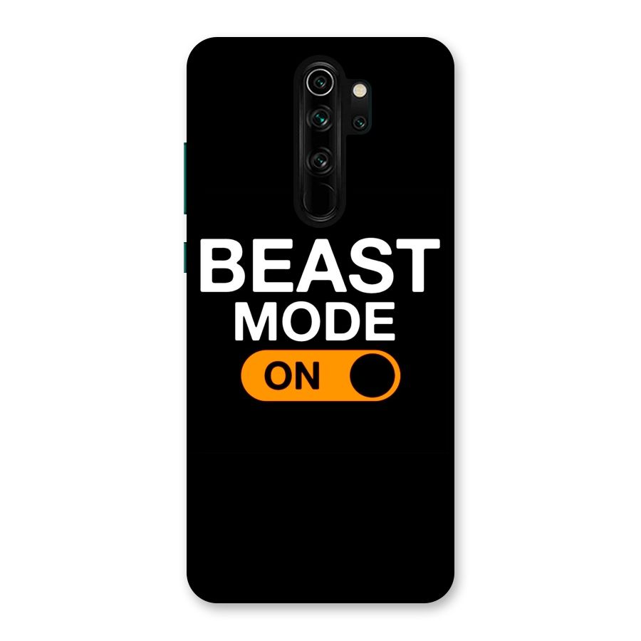 Beast Mode Switched On Back Case for Redmi Note 8 Pro