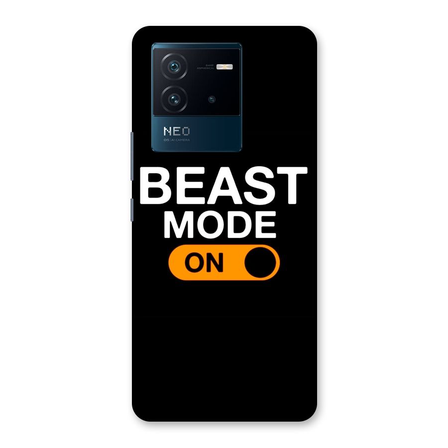 Beast Mode Switched On Back Case for Vivo iQOO Neo 6 5G