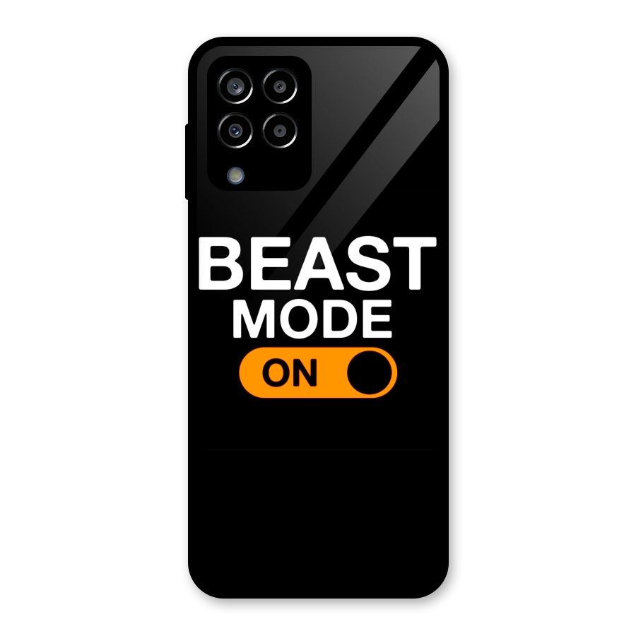 Beast Mode Switched On Glass Back Case for Galaxy M33