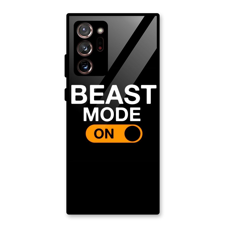 Beast Mode Switched On Glass Back Case for Galaxy Note 20 Ultra 5G