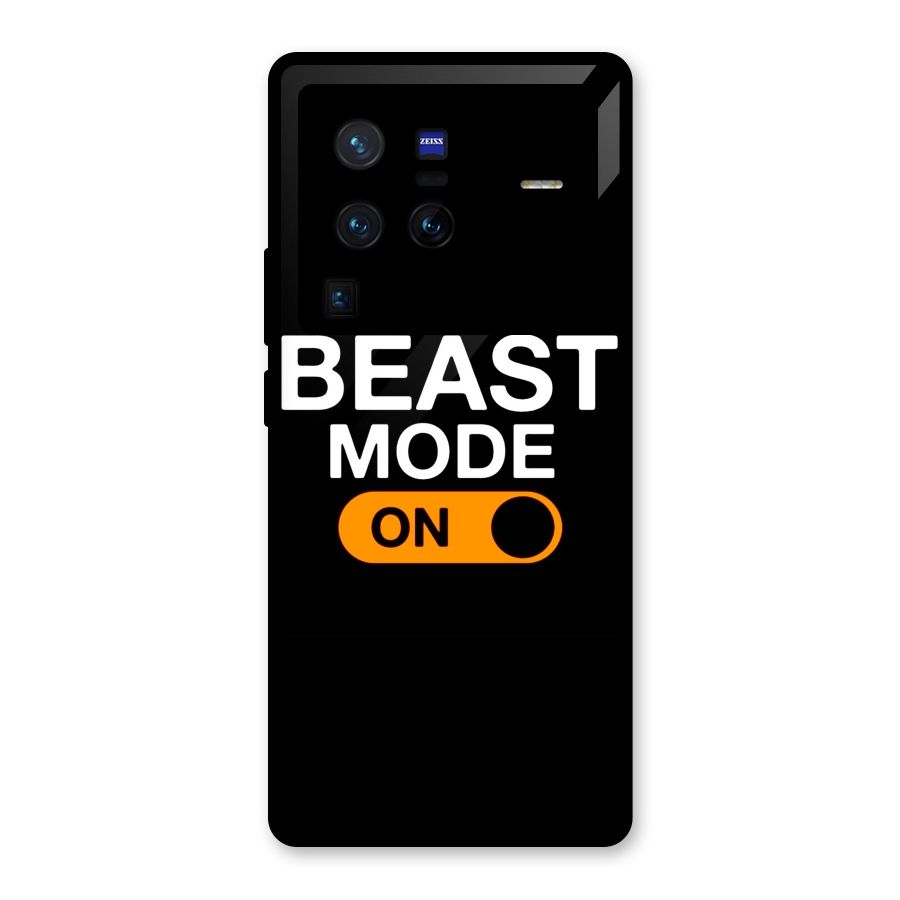 Beast Mode Switched On Glass Back Case for Vivo X80 Pro