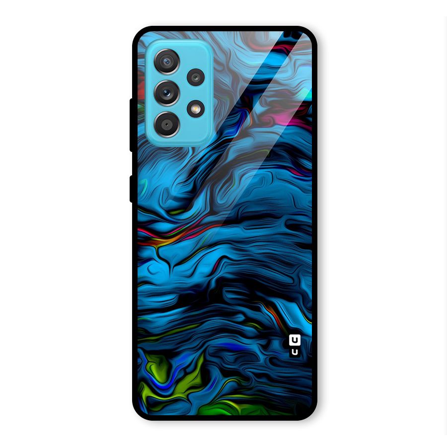 Beautiful Abstract Design Art Glass Back Case for Galaxy A52s 5G
