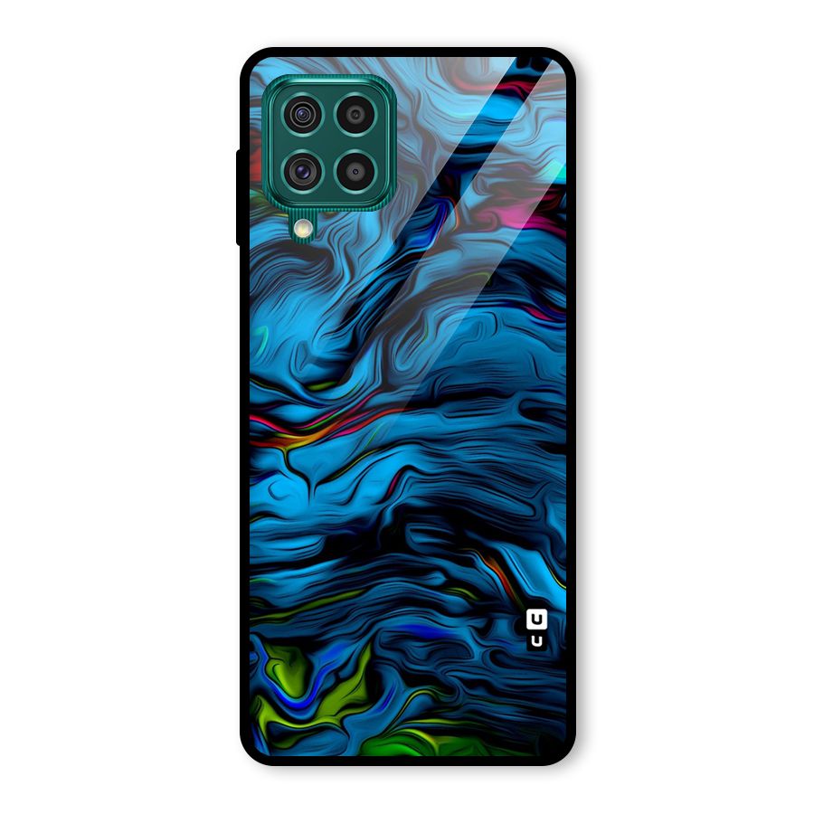 Beautiful Abstract Design Art Glass Back Case for Galaxy F62