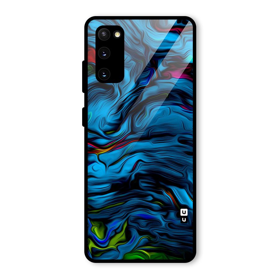 Beautiful Abstract Design Art Glass Back Case for Galaxy S20 FE 5G