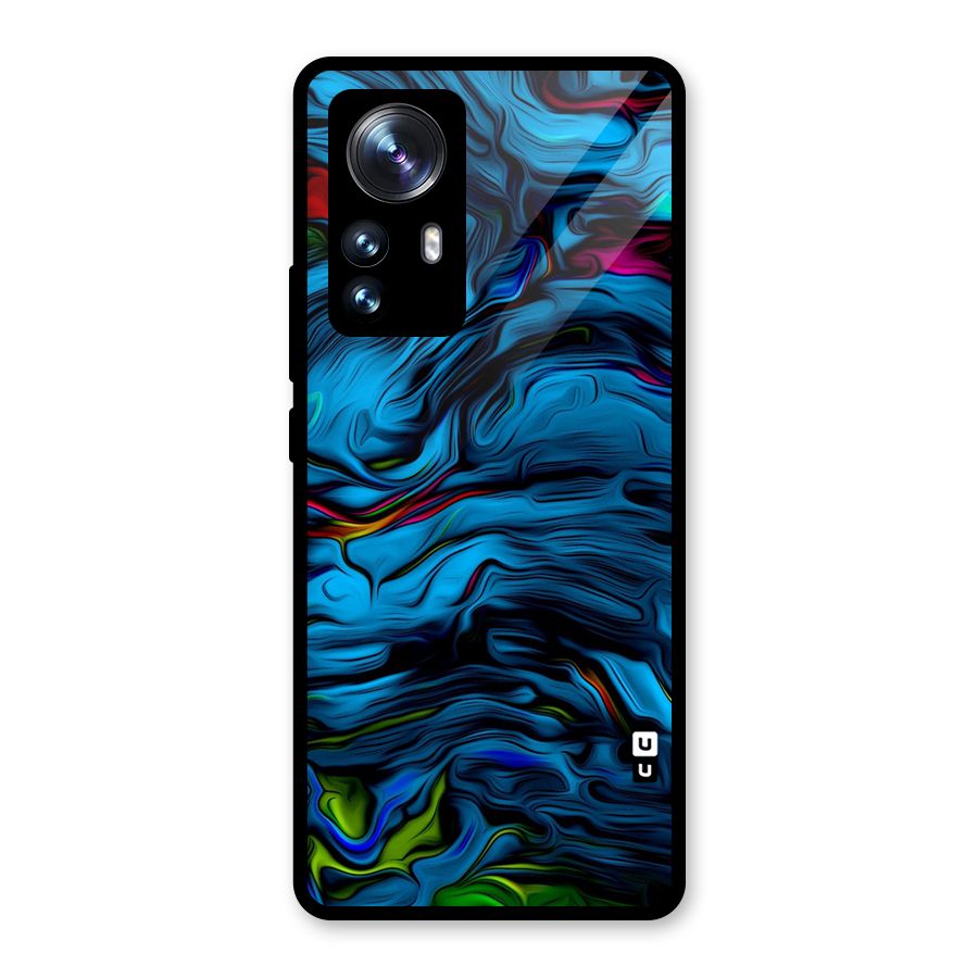 Beautiful Abstract Design Art Glass Back Case for Xiaomi 12 Pro