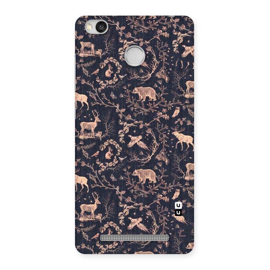 Beautiful Animal Design Back Case for Redmi 3S Prime