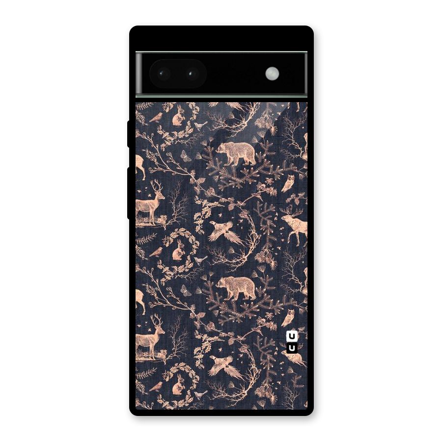 Beautiful Animal Design Glass Back Case for Google Pixel 6a