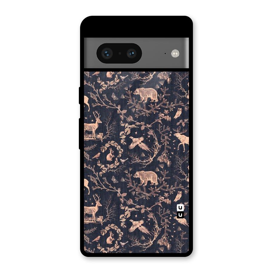 Beautiful Animal Design Glass Back Case for Google Pixel 7