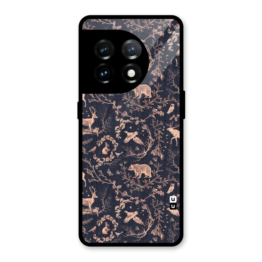 Beautiful Animal Design Glass Back Case for OnePlus 11