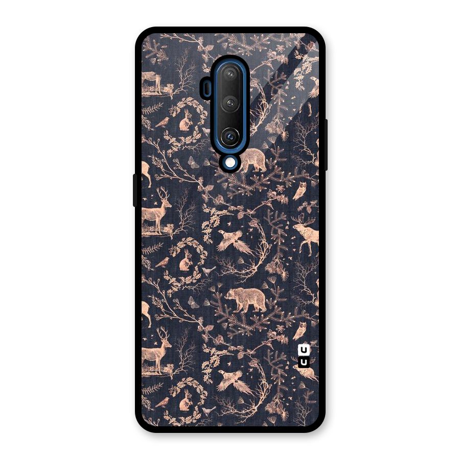 Beautiful Animal Design Glass Back Case for OnePlus 7T Pro